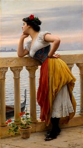 Eugen von Blaas - Anticipation, 1911