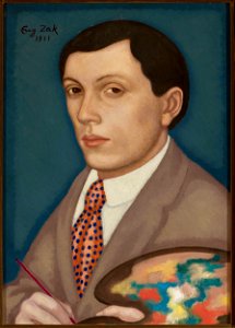 Eugeniusz Zak - Self-portrait - MPW 3760 - National Museum in Warsaw