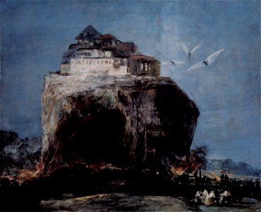 Eugenio Lucas Velázquez - A City on a Rock