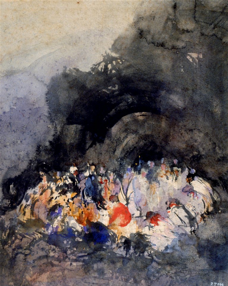 Eugenio Lucas Velázquez - Group of Figures - Google Art Project