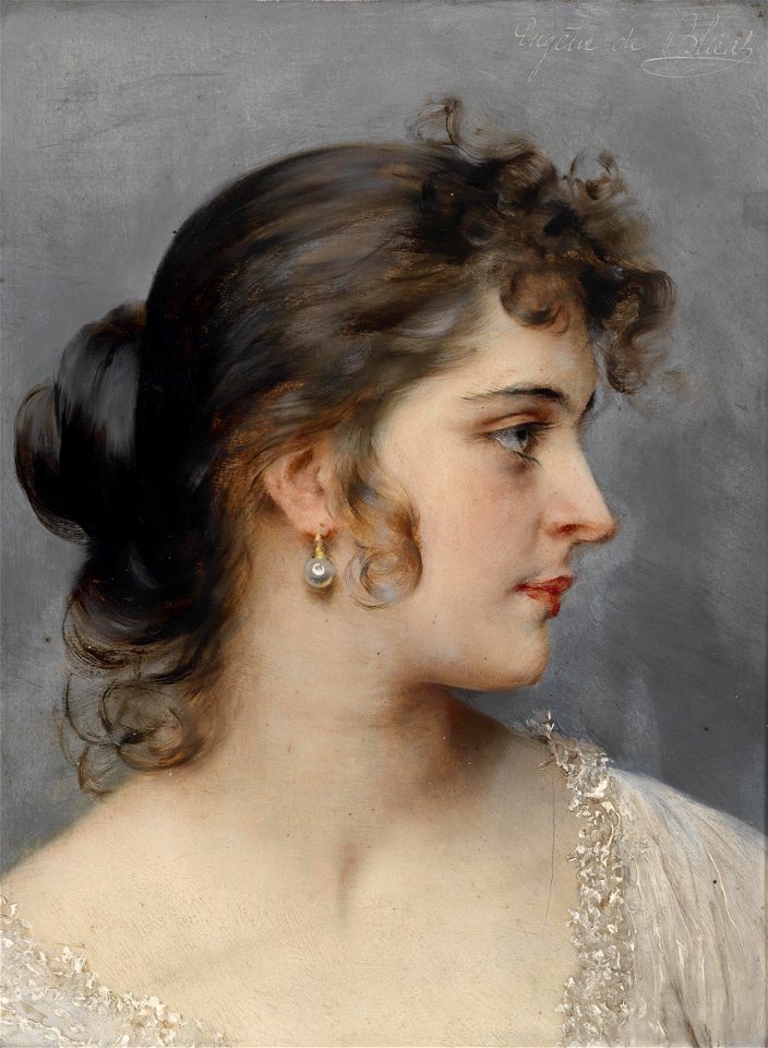 Eugen von Blaas Bildnis einer Dame