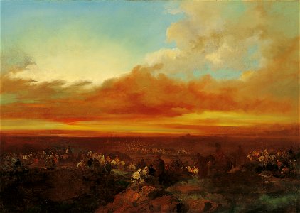 Eugenio Lucas Velázquez Arab Caravans Arriving at the Coast