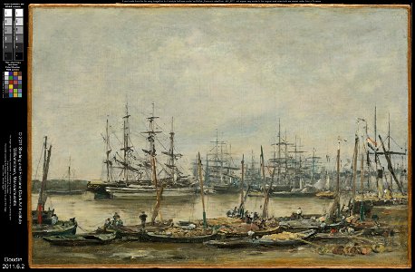 Eugène Boudin - Bordeaux, the Quais - 2011.6.2 - Clark Art Institute