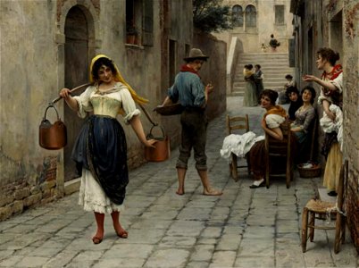 Eugen von Blaas - Catch of the day