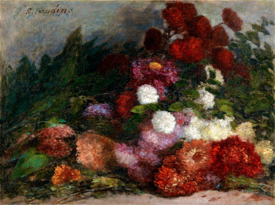 Eugène Boudin - Jeté de Fleurs