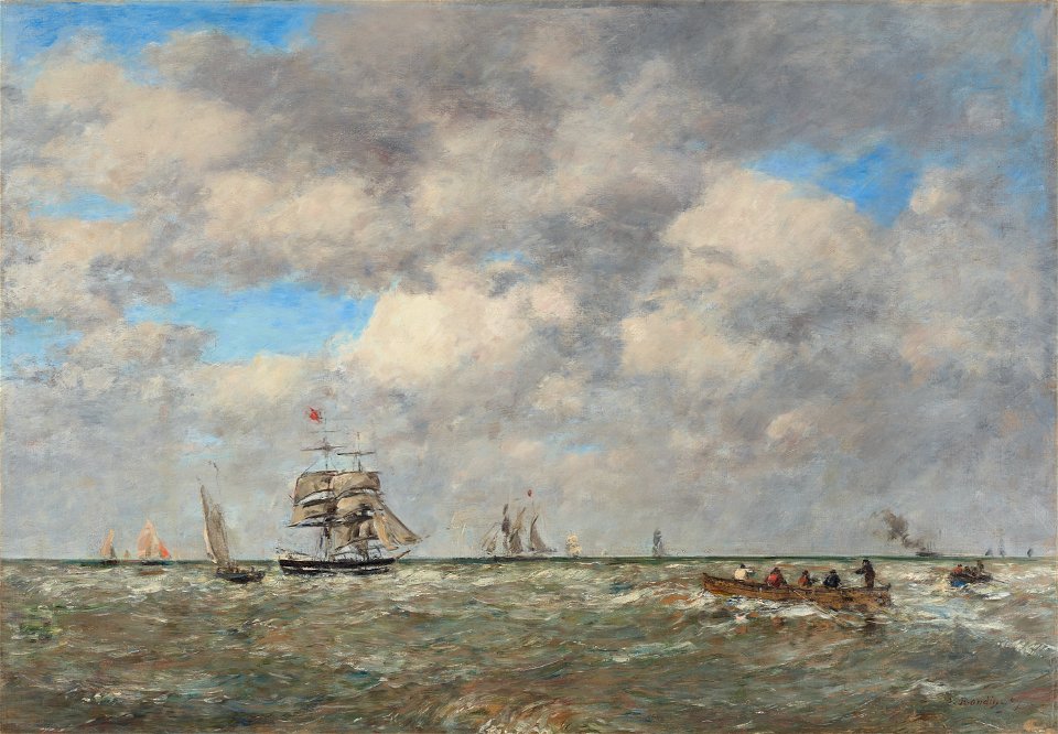 Eugene boudin pleine mer les lamaneurs 113820)
