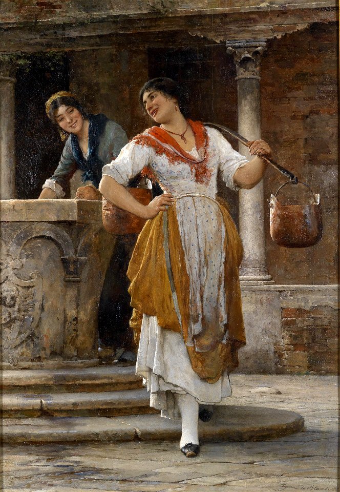 Eugen von Blaas Die Wasserträgerin 1887