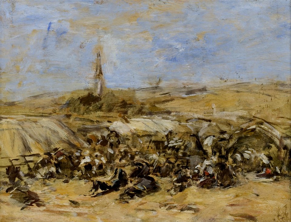 Eugène Boudin - Pardon of Ste-Anne-La-Palud - Google Art Project