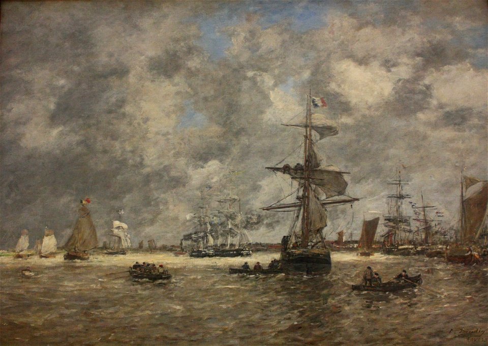Eugène Boudin - Port Anvers