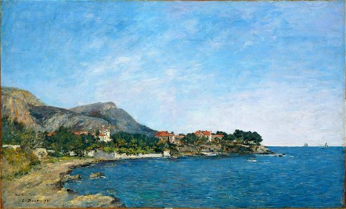 Eugène Boudin - Beaulieu, La baie de Fourmis
