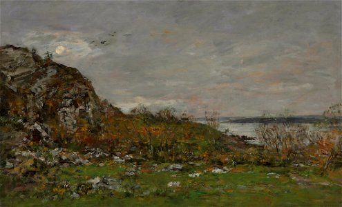 Eugène Boudin - Embouchure de l'Elorn aux environs de Brest