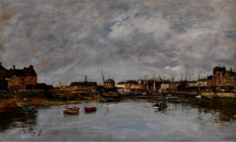 Eugène Boudin - Trouville, le Port