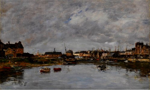 Eugène Boudin - Trouville, le Port