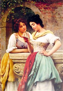 Eugene de Blaas - Shared Correspondance (1899)