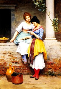 Eugene de Blaas - The Love Letter (1902)