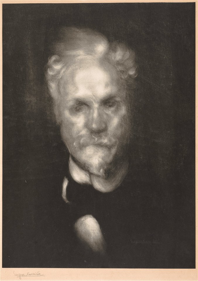 Eugène Carrière (French, 1849-1906), Lemercier - Henri Rochefort - 1941.198 - Cleveland Museum of Art