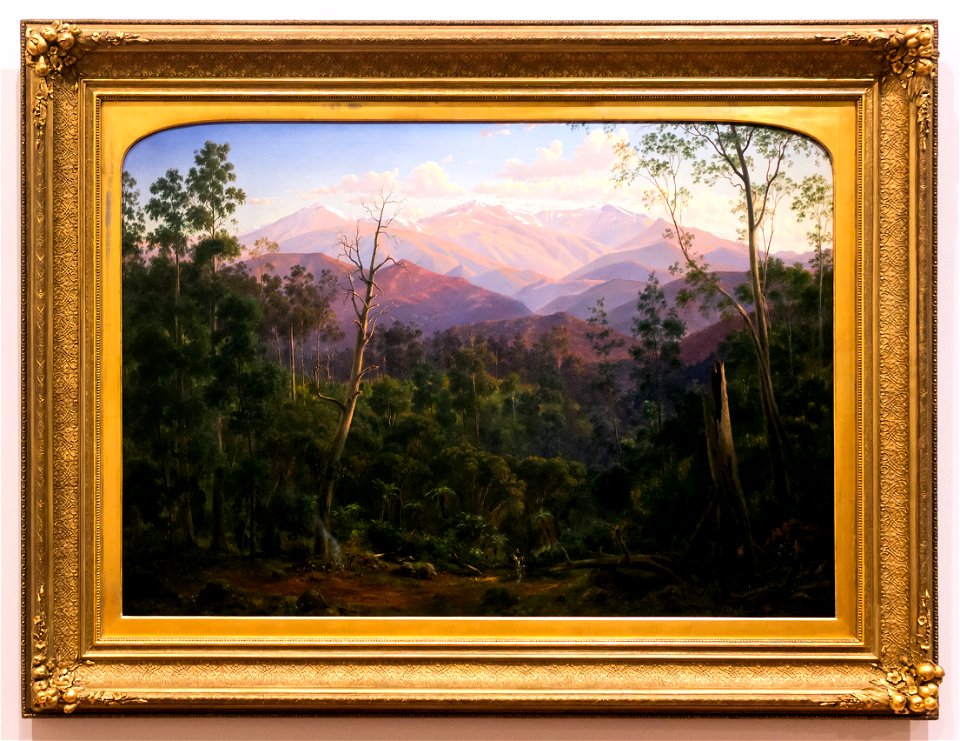 Eugene von Guerard, Mount Kosciusko, seen from the Victorian Border (1866)