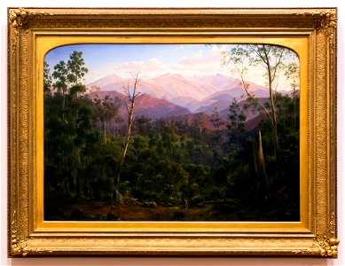 Eugene von Guerard, Mount Kosciusko, seen from the Victorian Border (1866)