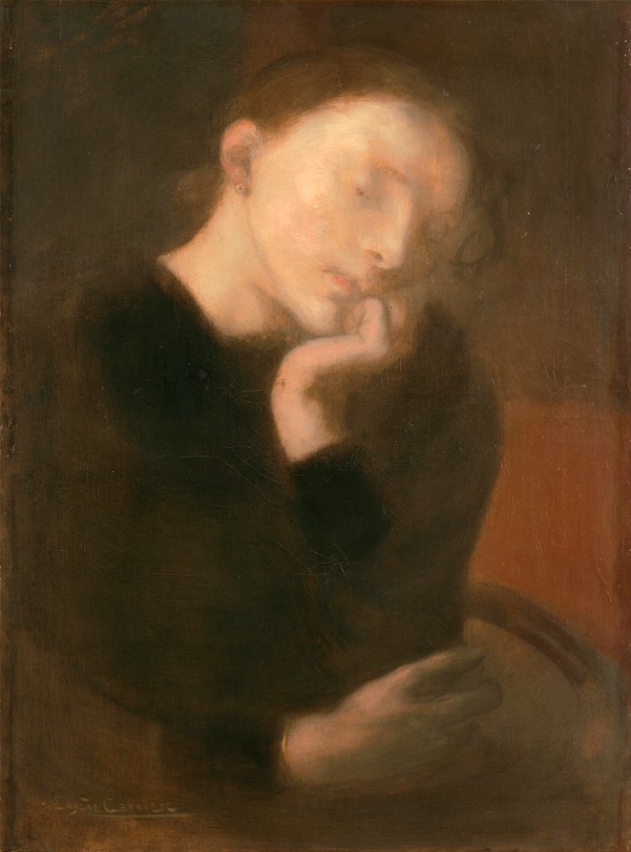 Eugène Carrière - Meditation - Google Art Project