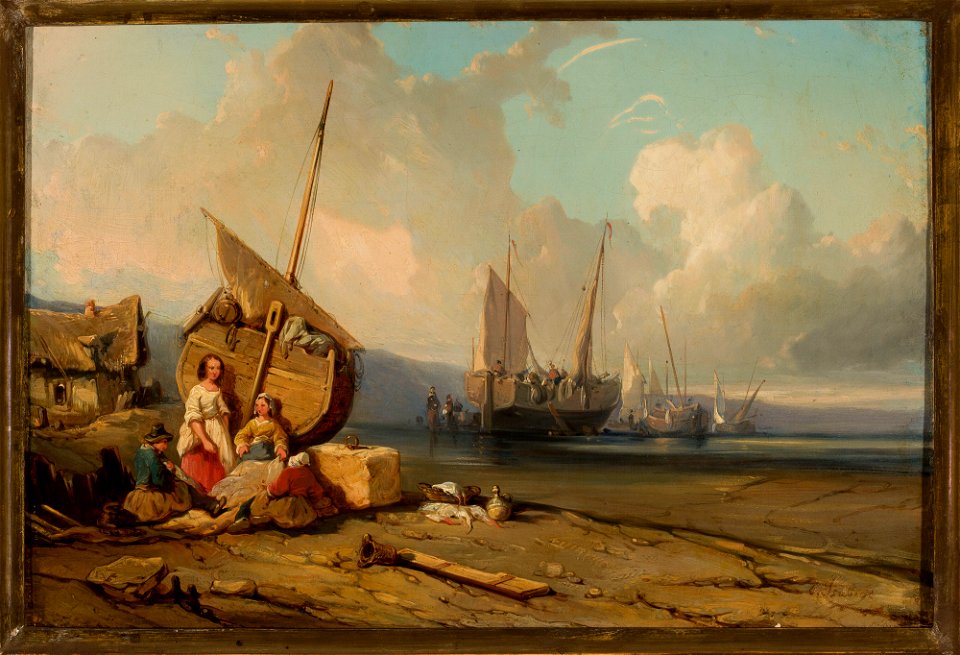 Eugene Isabey - Seaside - M.Ob.1272 MNW - National Museum in Warsaw