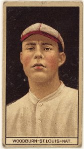 Eugene Woodburn, St. Louis Cardinals, baseball card portrait LCCN2008678007