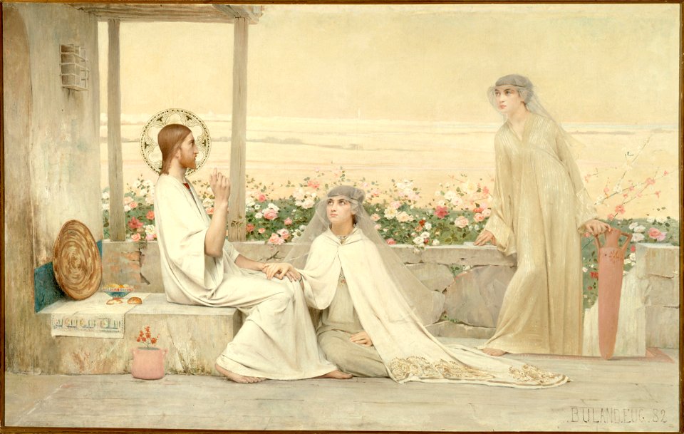 Eugène Buland - Le Christ chez Marthe et Marie - PDUT1562 - Musée des Beaux-Arts de la ville de Paris