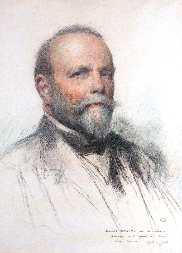 Eugène Burnand Self portrait 1915FXD