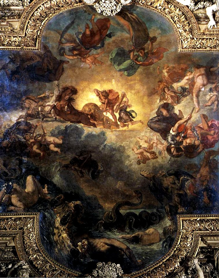 Eugène Delacroix - Apollo Slays Python - WGA06214