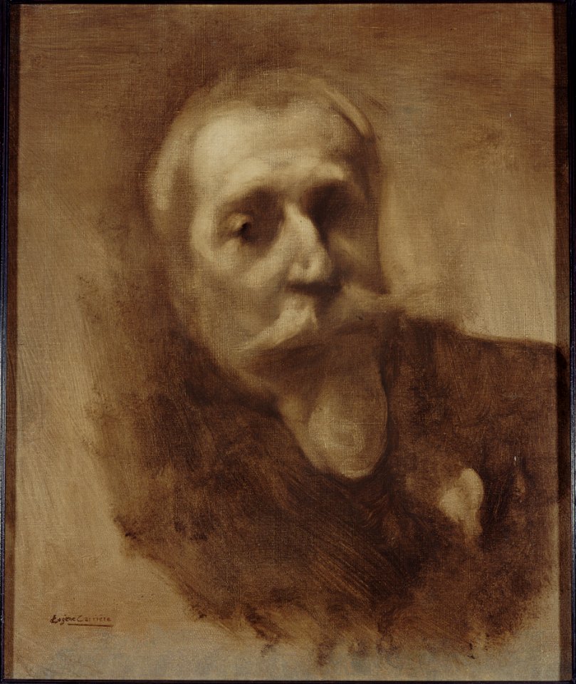 Eugène Carrière - Portrait d'Anatole France (1844-1924), écrivain - P2498 - Musée Carnavalet