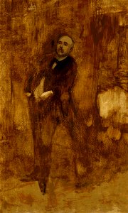 Eugène Carrière - Portrait of Clemenceau - Google Art Project