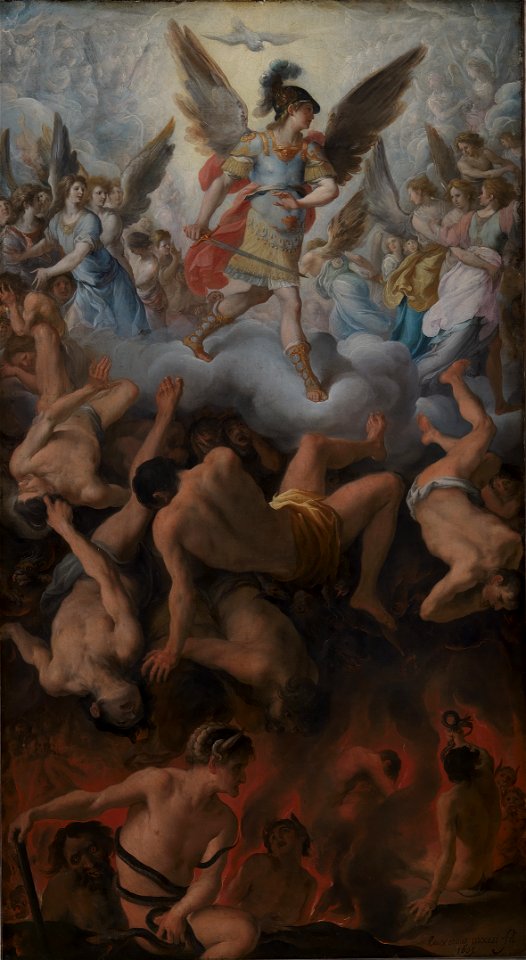 Eugenio Cajés - The Fall of the Rebel Angels - KMSsp46 - Statens Museum for Kunst