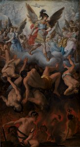 Eugenio Cajés - The Fall of the Rebel Angels - KMSsp46 - Statens Museum for Kunst