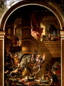 Eugène Delacroix - Heliodoros Driven from the Temple - WGA06222