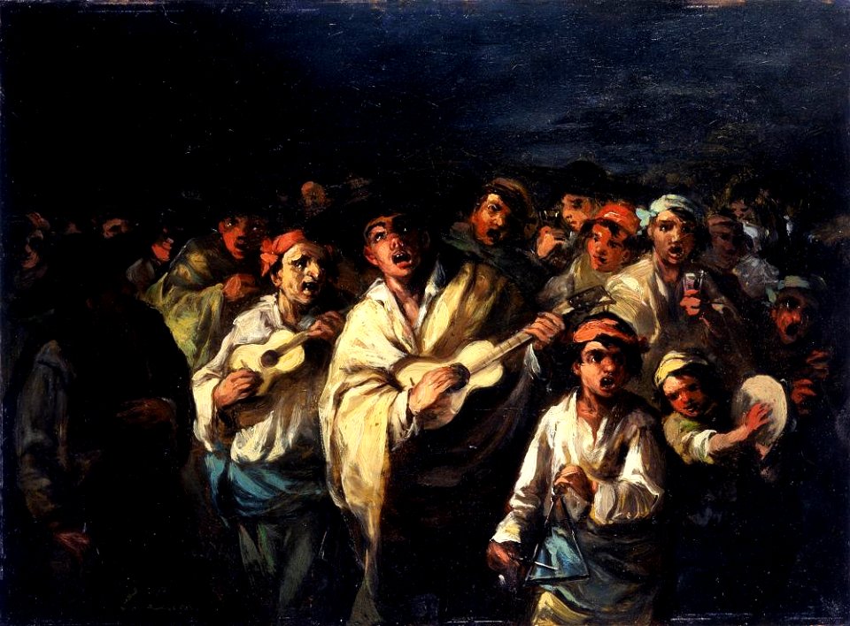 Eugenio Lucas Velázquez - Carnival Scene - A116 - Hispanic Society of America