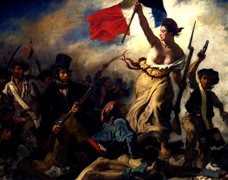 Eugène Delacroix - La liberté guidant le peuple (cropped)