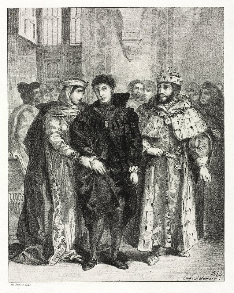 Eugène Delacroix (French, 1798-1863) - Hamlet - 1941.215 - Cleveland Museum of Art