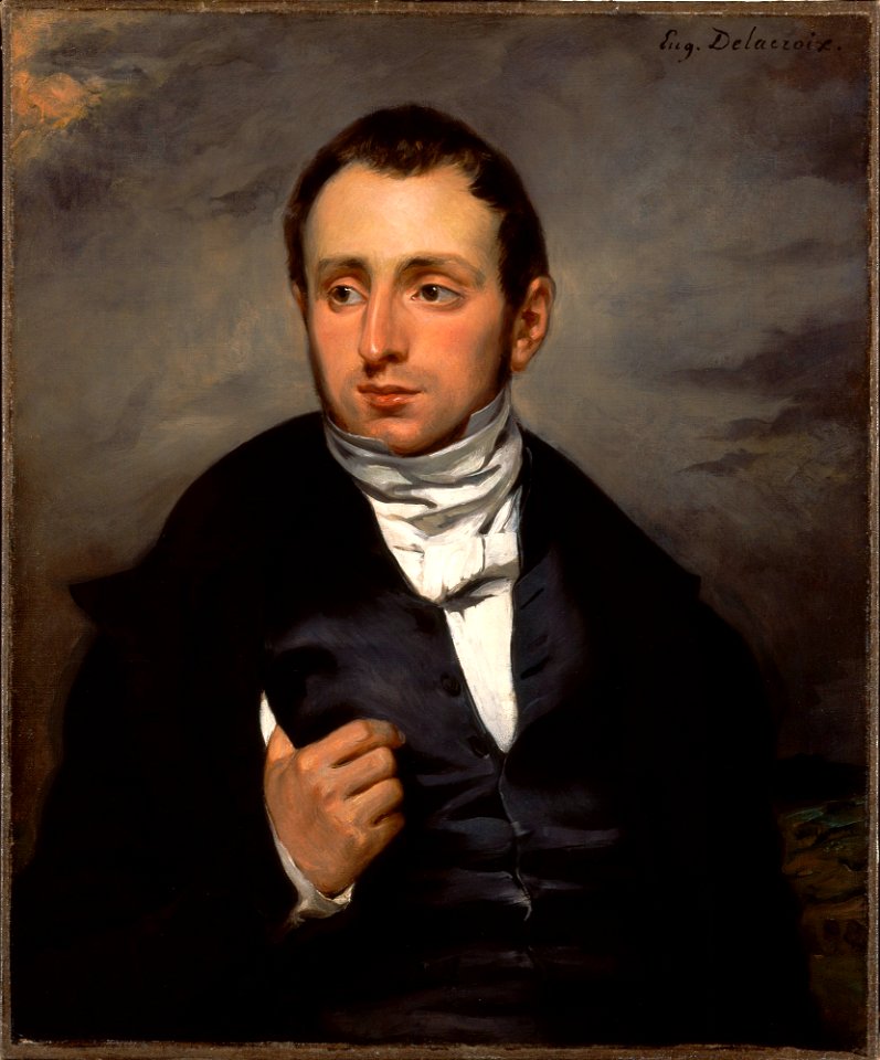 Eugène Delacroix - A Portrait of Dr. François-Marie Desmaisons - 2001.63 - Detroit Institute of Arts
