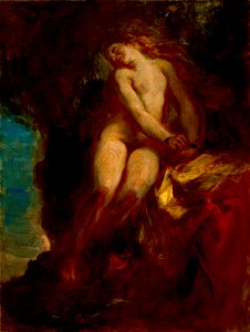 Eugène Delacroix - Andromeda - 85.1 - Museum of Fine Arts. Free illustration for personal and commercial use.