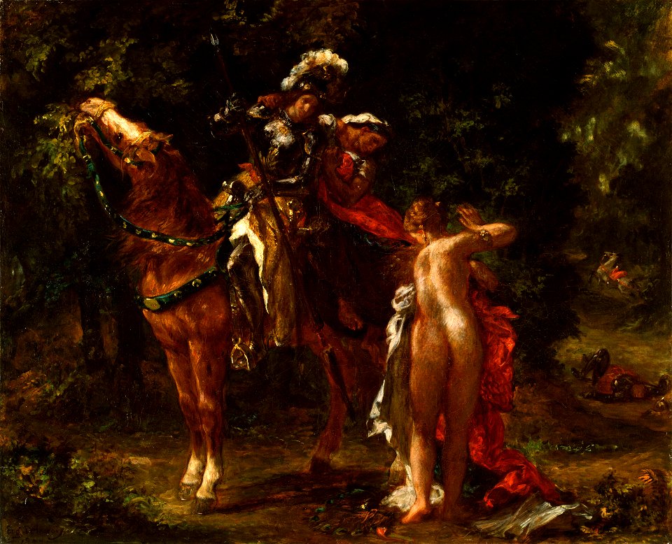 Eugène Delacroix - Marphise - Walters 3710