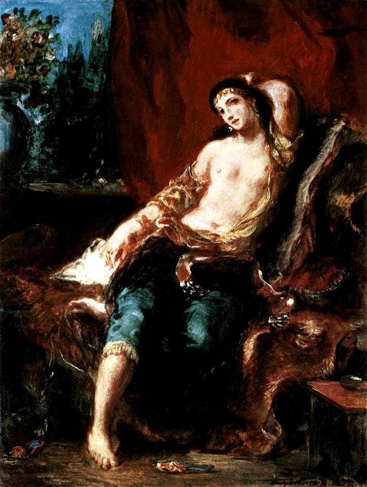 Eugène Delacroix - Odalisque - WGA6225