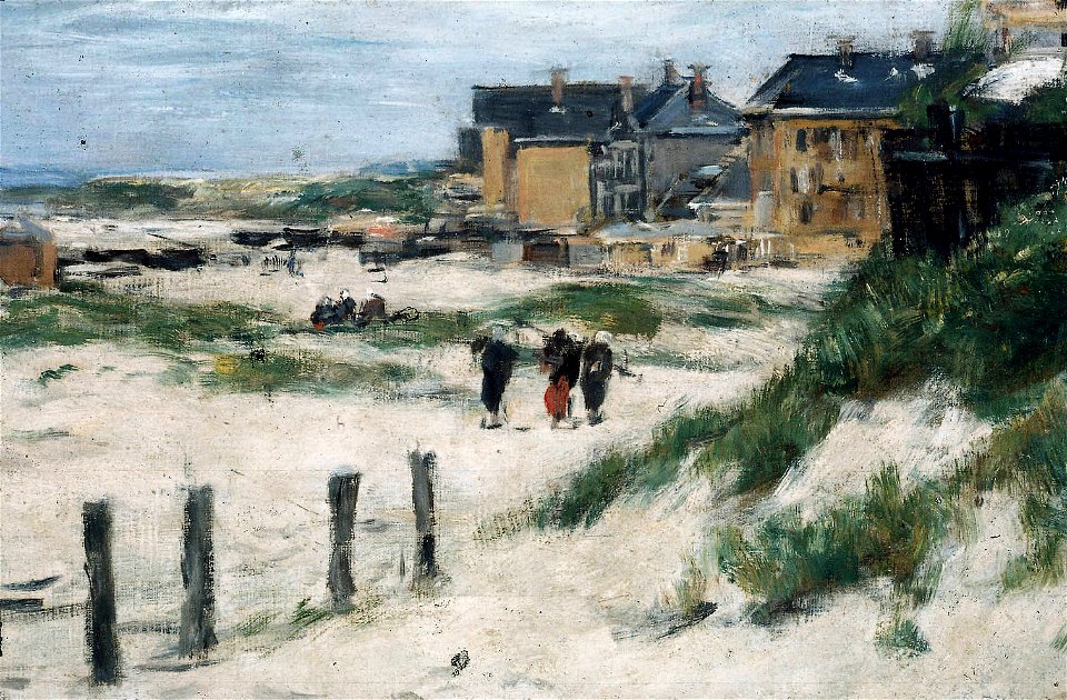 Eugène Boudin - L'entrée de Berck (Pas-de-Calais)