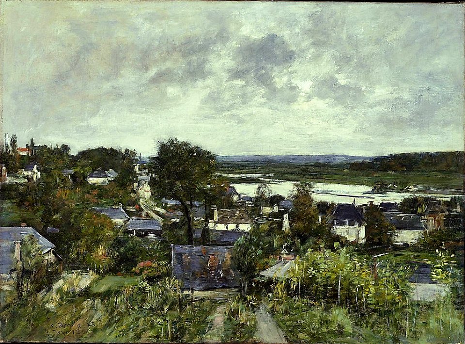 Eugène Boudin - La Touques près de Deauville