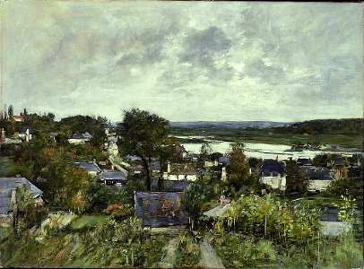 Eugène Boudin - La Touques près de Deauville