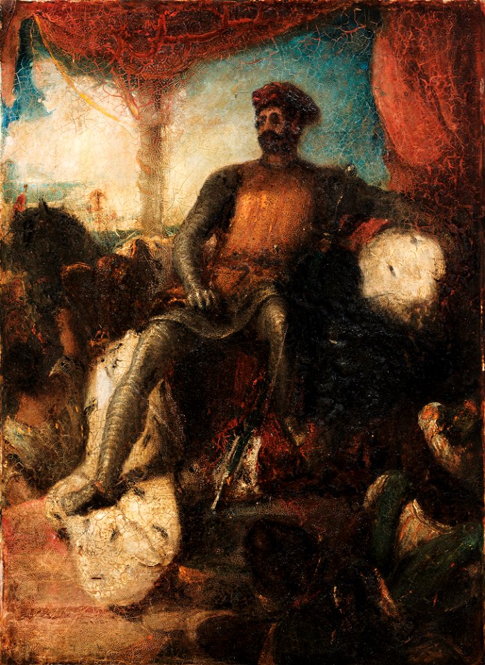 Eugène Delacroix - The Crusader - Isabella Stewart Gardner museum