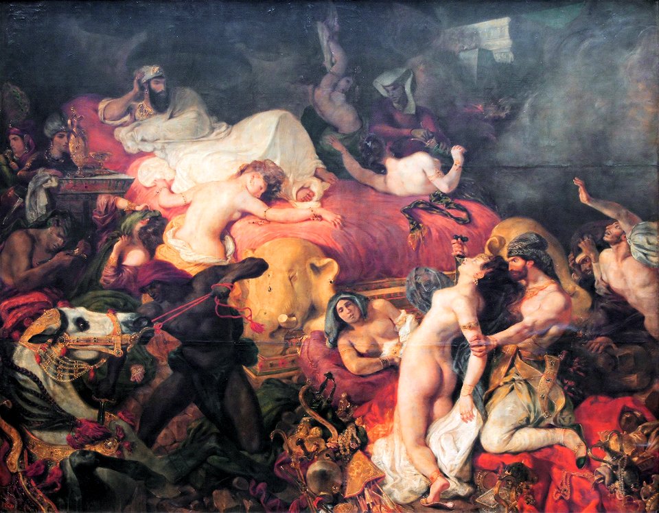 Eugène Delacroix - The Death of Sardanapalus - WGA6173