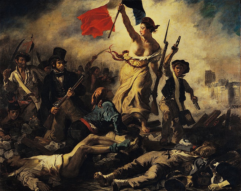 Eugène Delacroix - La liberté guidant le peuple-3