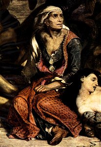 Eugène Delacroix - The Massacre at Chios (detail) - WGA6164