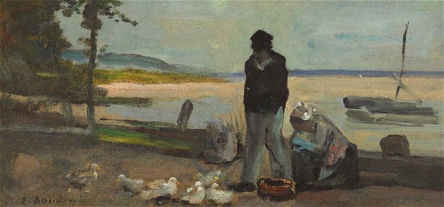 Eugène Boudin - Environs d'Honfleur