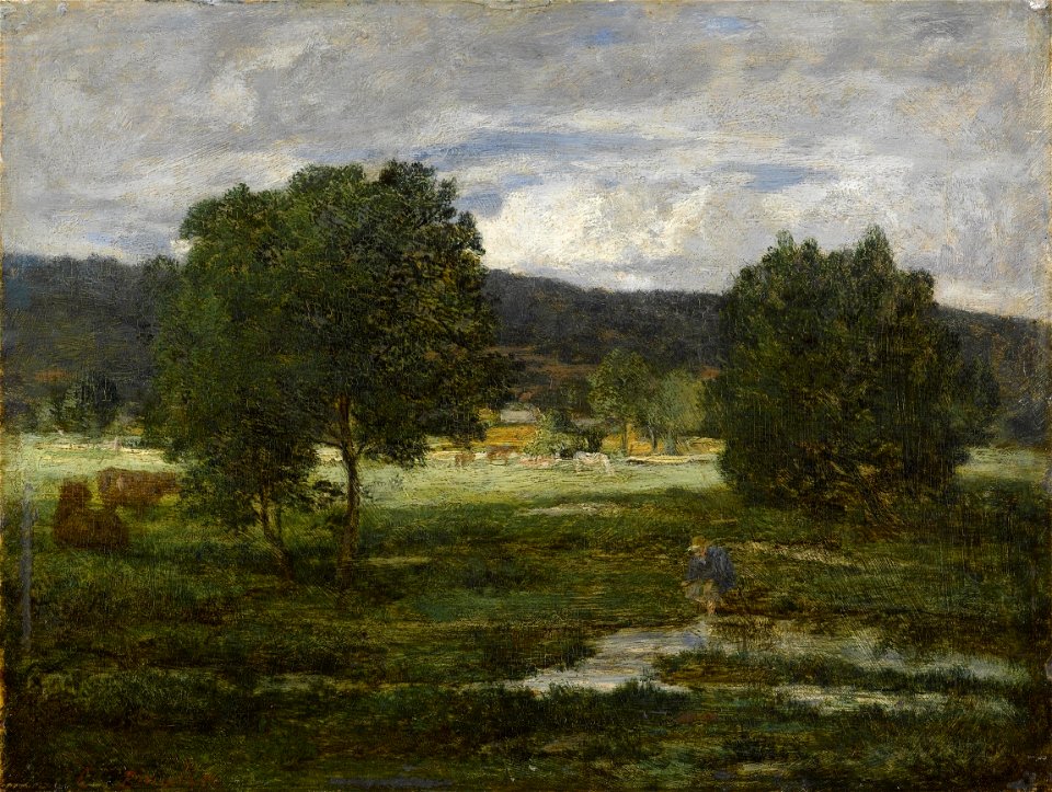 Eugène Boudin - Paysage boisé