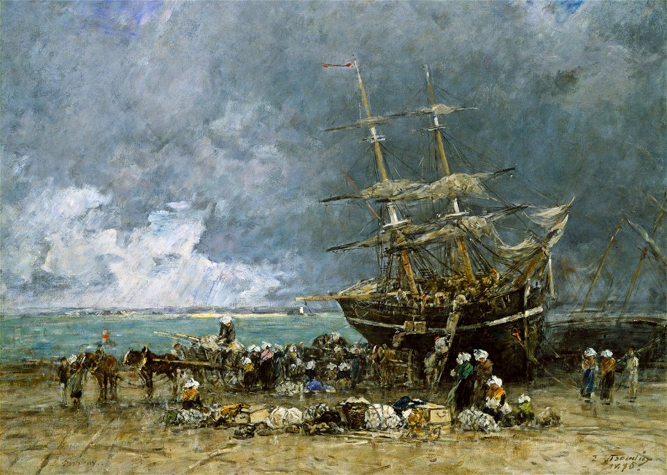 Eugène Boudin - Retour de la Terre-Neuvier